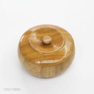 Nice Design Cheap Round Shaped Eco Bamboo Ashtray with Lid