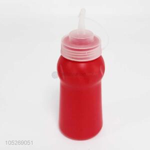 Promotional reusable red plastic oil bottle