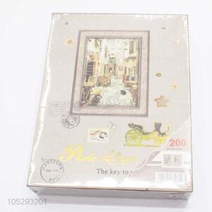 Factory Hot Sell Wedding Photo Album, Baby Album Photo with Transparent Inside Pages