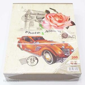 New Style Beautiful Rose Cover Photo Album Personal Albums with Transparent Inside Pages