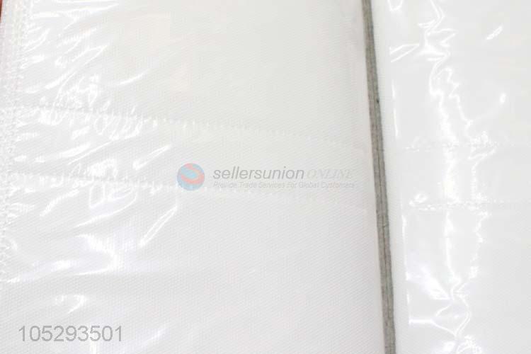 China Factory Price Rectangle Hardcover Wedding Photo Album with Transparent Inside Pages