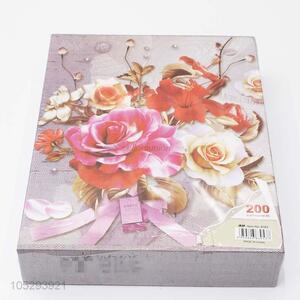 Colorful Creative Design Cover Paper Sheet Photo Albums with Transparent Inside Pages