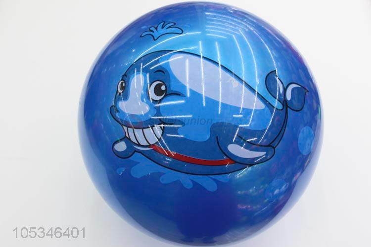 Fashion Cartoon Whale Pattern Soft Toy Bouncing Pvc Ball Printed Balls