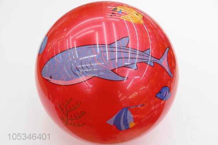 Fashion Cartoon Whale Pattern Soft Toy Bouncing Pvc Ball Printed Balls