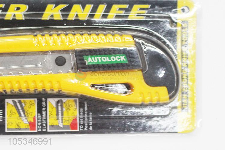 High Quality Auto Lock Retractable Utility Knife Cheap Cutting Tool