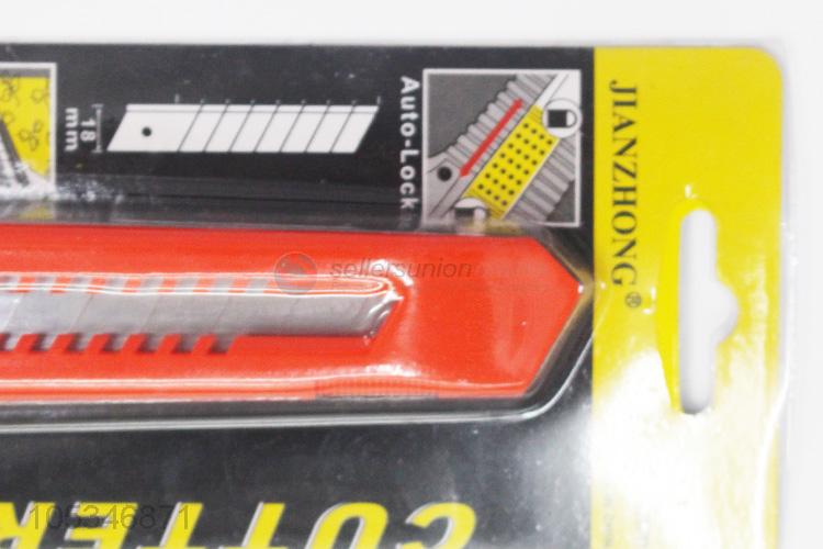 Best Selling Colorful Positive Blade Retractable Utility Knife