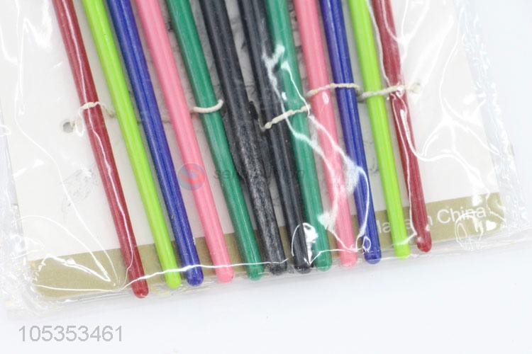 Utility and Durable 12pcs Watercolor Drawing Paintbrush Art Supplies