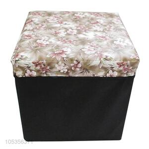 Fashion Cheap Price Modern New Pvc Folding Storage Stool