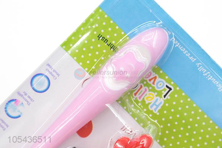 Cute Design Kids Toothbrush With Toy Plane