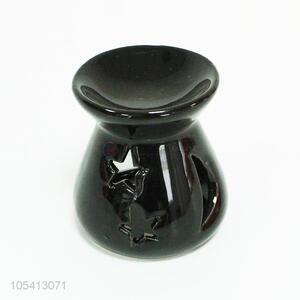 High-grade black mini ceramic oil <em>incense</em> burner