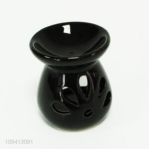 Hot selling black ceramic <em>incense</em> burner aroma lamp