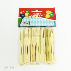 Wholesale eco-friendly 100pcs bamboo fruit toothpicks