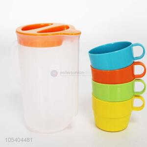 China Wholesale Plastic Water Jug with 4pcs Cups