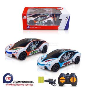 Wholesale custom 1:32 4 ways remote control car w/ batteries