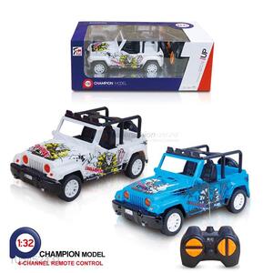 Cheap wholesale 1:32 4 ways remote control jeep w/o batteries