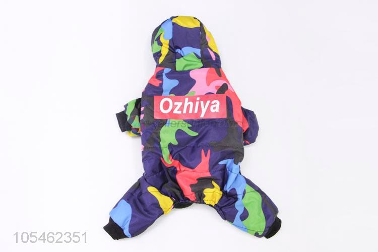 Wholesale custom colorful winter dog clothes pet supplies