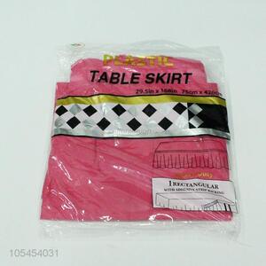 Custom Plastic Table Skirt Cheap Table Cloth