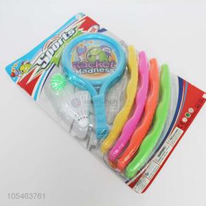 Wholesale kids sports toy plastic badminton set