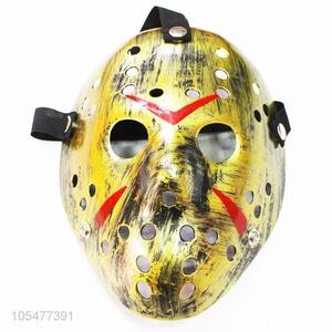 China suppliers golden scrawl plastic mask for Halloween