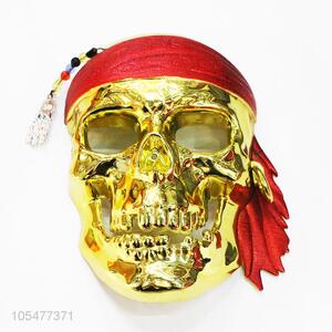 High-class Halloween supplies golden skull pirate mask
