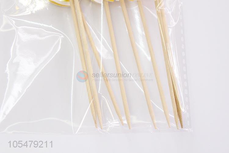 Best Selling Pineapple Design Toothpicks Fruit Stick