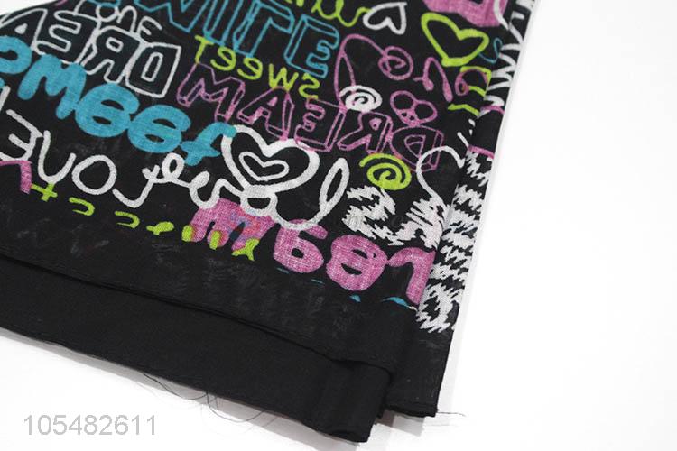 Factory wholesale 60*60cm custom logo polyester kerchief/bandanas