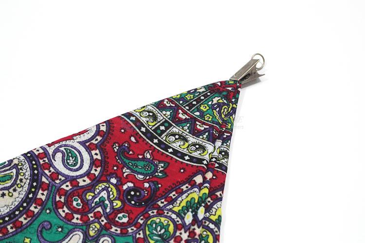 Promotional retro 60*60cm custom logo polyester kerchief/bandanas