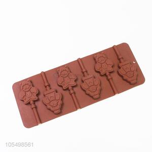 Wholesale Unique Design Silicone Mold 6 Lattices Lollipop Mold