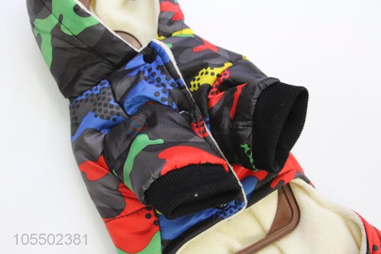 Low Price Warm Camouflage Pattern Pet Apparel