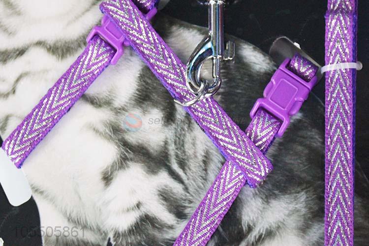 Good Sale Cat Harness Collar Lead Leash Traction Safety Rope