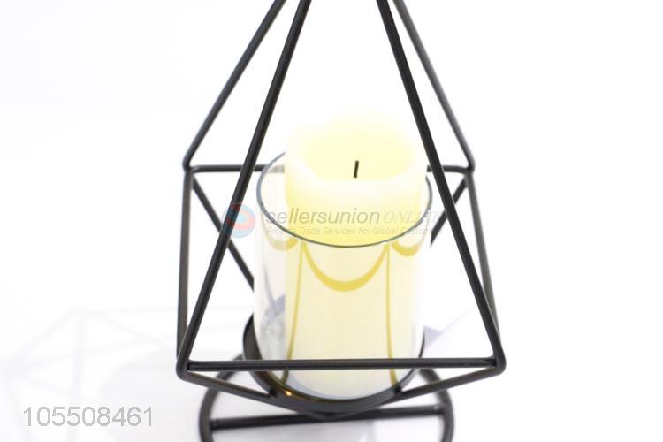 Top quality home decor iron art metal candle holder