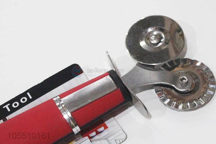 Wholesale custom kitchen items stainless steel pizza wheel cutter