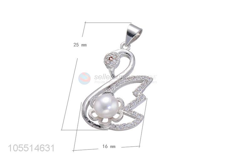 Elegant Swan Shape Necklace Pendant Best Jewelry Accessories