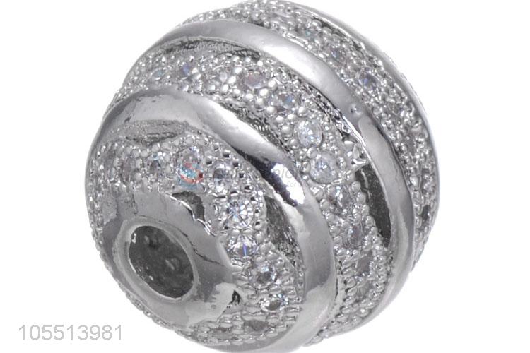 Custom Ball Shape Bracelet Charm Hole Spacer Bead