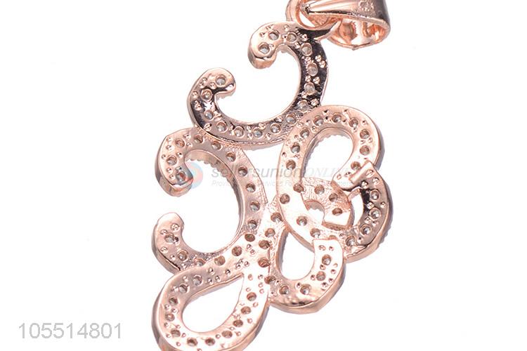 Good Sale Inlay Zircon Pendant Best Copper Necklace Pendant