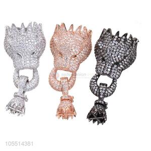 Cool Design Leopard Head Necklace Pendant DIY Jewelry Accessories