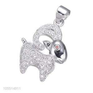 New Arrival Goat Shape Inlay Zircon Jewelry Pendant Best Necklace Pendant