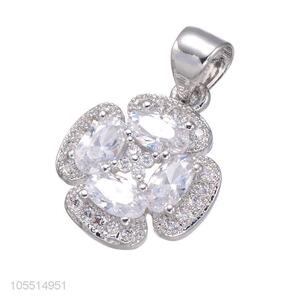 Cheap Price Inlay Zircon Diamond Necklace Pendant Fashion Accessories