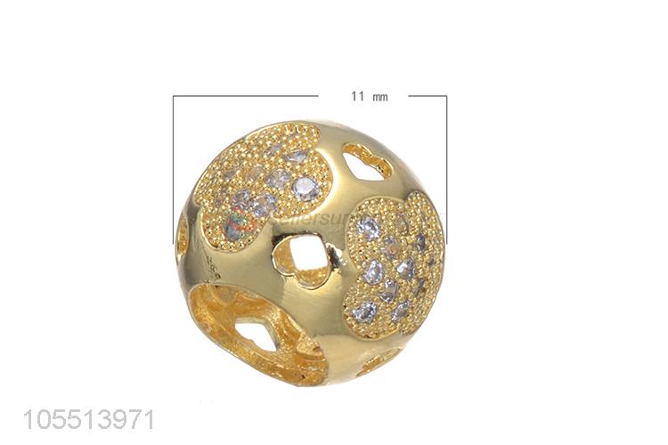 Modern Style Bracelet Charm Beads Jewelry Diamond Hole Spacer Bead