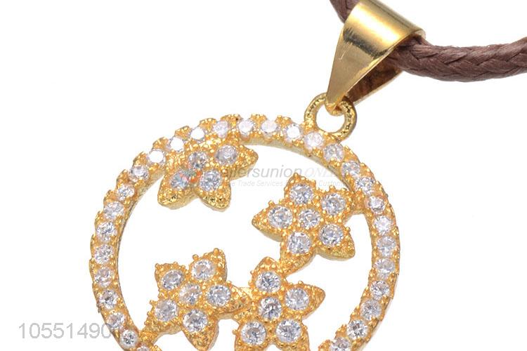 Custom Star Diamond Necklace Pendant Fashion Jewelry Accessories