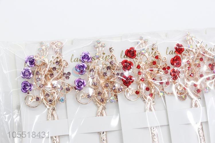 China Wholesale Fashion Women Hair Stick Bobby Pin Flower Hairpin