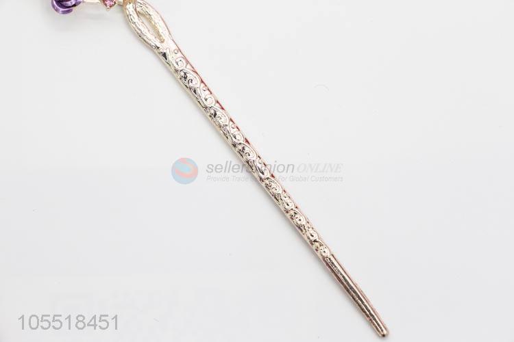 Wholesale Popular Fashion Exquisite Crystal Flower Hairpin