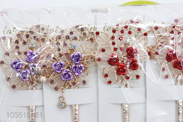 Factory Wholesale Hair Accessories Vintage Flower Hairpin