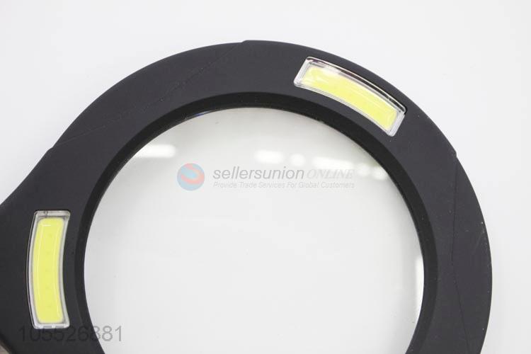 Customized cheap handheld magnifying glass with led light