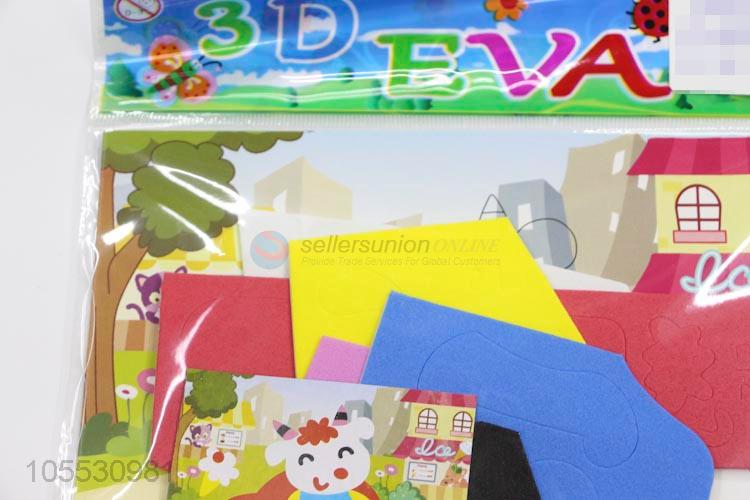 Educational Toys EVA Puzzle Sticker Mosaic Picture Collages