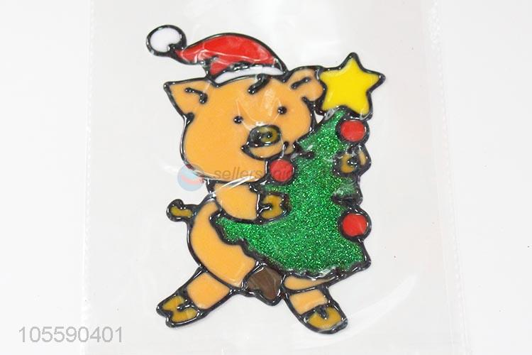 Good Sale Colorful Pig Shape Christmas Multipurpose Jelly Sticker