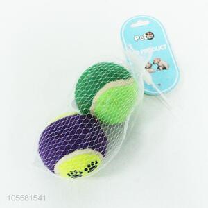 2 Pieces Footprint Ball Pet Toys