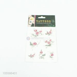 Wholesale Flower Pattern Tattoo Sticker for Sale