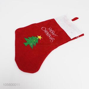 Hot selling embroidered nonwovens Christmas stocking pendant