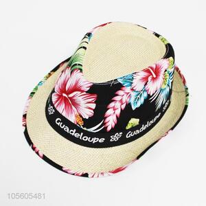 Wholesale Colorful Straw Hat Woven Billycock Fashion Sun Hat